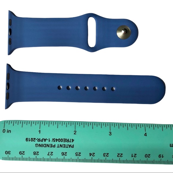 5/$20 NEW BLUE Silicone Sport Band Apple Watch 44/45/49 mm S/M - Picture 4 of 7